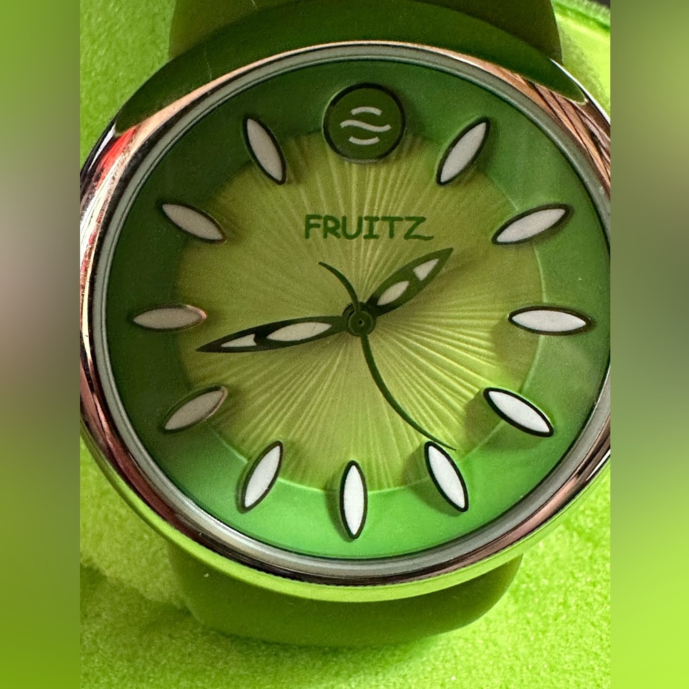 Philip Stein Fruitz Stainless Steel Natural Frequency Tech Silicon Band Watch